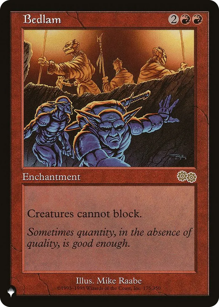 0175 Bedlam R The List Reprints