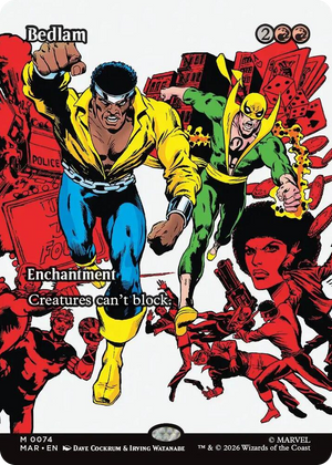 0074 Bedlam (Borderless) M Marvel Universe Eternal-Legal