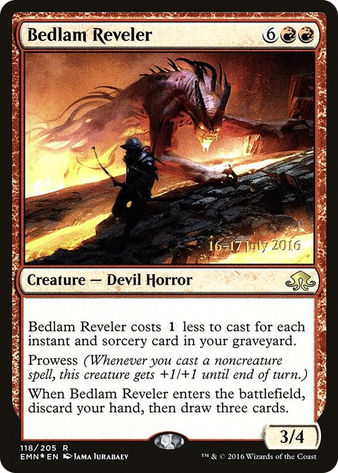 Bedlam Reveler #118 R - Prerelease Cards Pokemon card