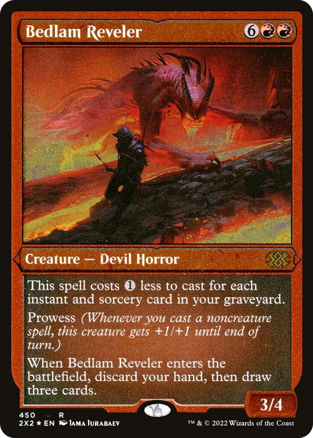 0450 Bedlam Reveler (Foil Etched) R Double Masters 2022