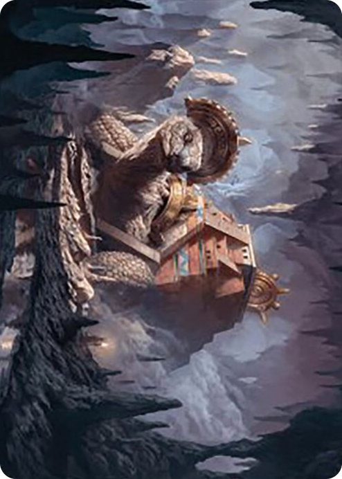 Bedrock Tortoise Art Card #23 S - Art Series: The Lost Caverns of Ixalan Pokemon card