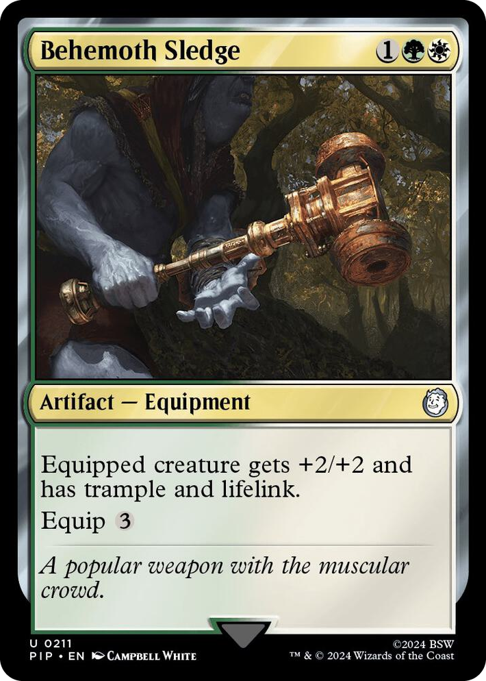 0211 Behemoth Sledge U Universes Beyond: Fallout