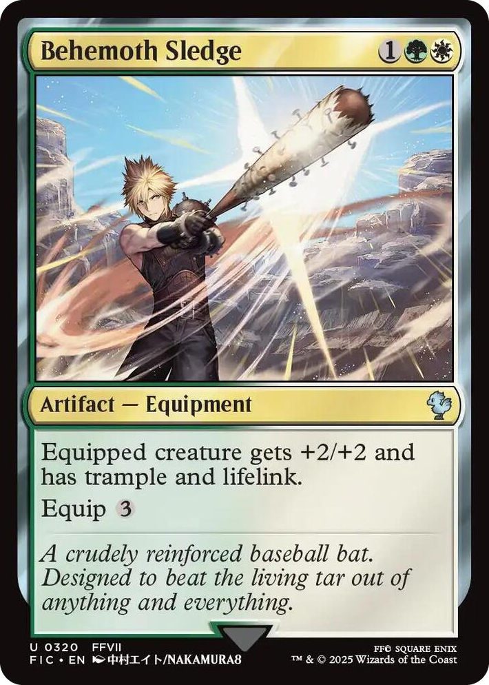 0320 Behemoth Sledge U Commander: FINAL FANTASY
