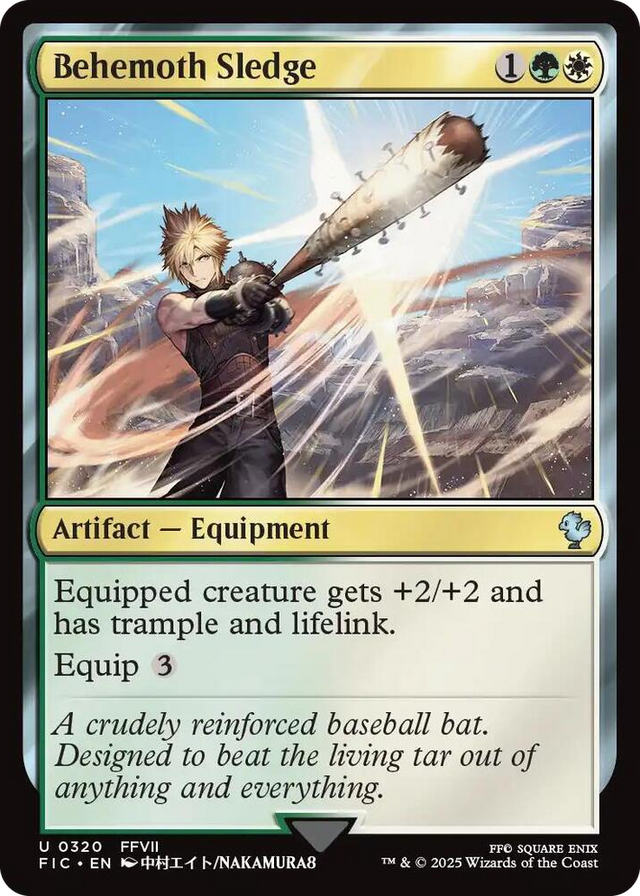 0320 Behemoth Sledge U Commander: FINAL FANTASY