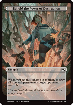 0328 Behold the Power of Destruction (Full Art) C Archenemy: Duskmourn