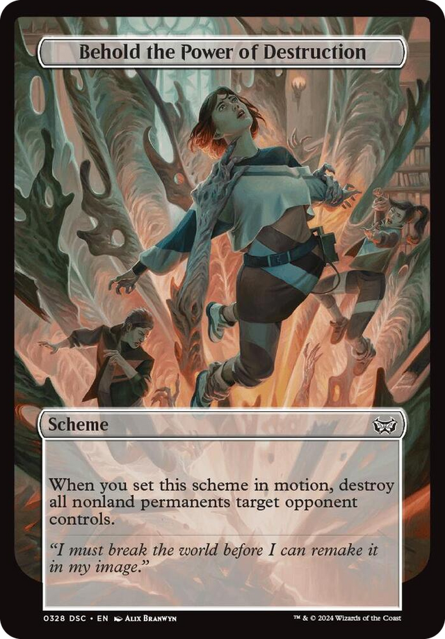 0328 Behold the Power of Destruction (Full Art) C Archenemy: Duskmourn