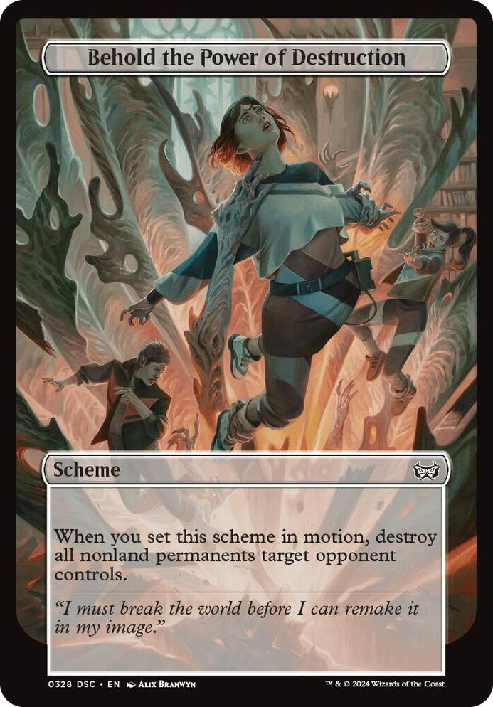 Behold the Power of Destruction (Full Art) #328 C - Archenemy: Duskmourn Pokemon card
