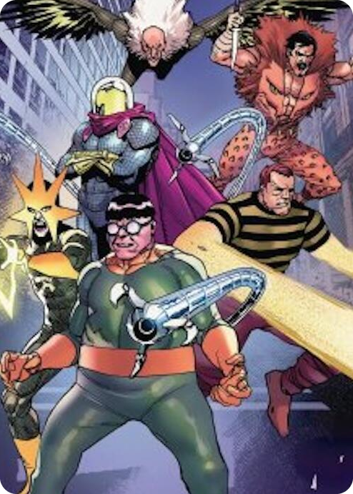 Behold the Sinister Six! Art Card (45/54) #45 S - Art Series: Marvel's Spider-Man Pokemon card