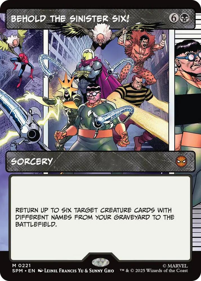 0221 Behold the Sinister Six! (Borderless) M Marvel's Spider-Man