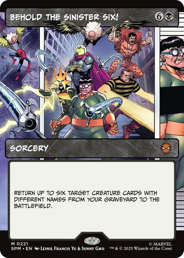 0221 Behold the Sinister Six! (Borderless) M Marvel's Spider-Man