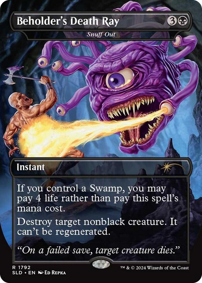 1792 Beholder's Death Ray - Snuff Out R Secret Lair Drop Series