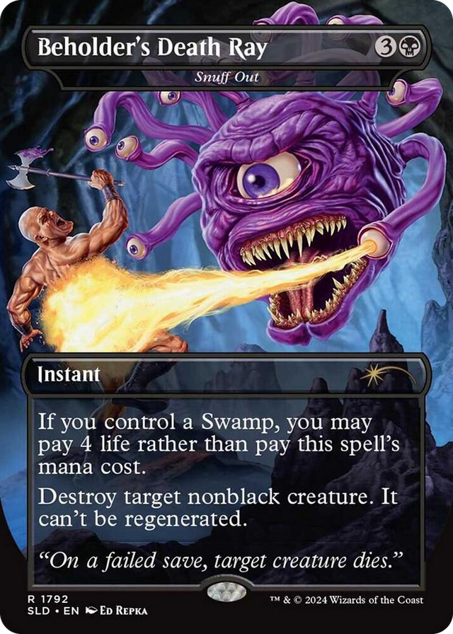 1792 Beholder's Death Ray - Snuff Out R Secret Lair Drop Series