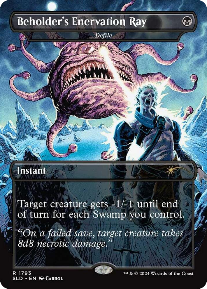 1793 Beholder's Enervation Ray - Defile R Secret Lair Drop Series