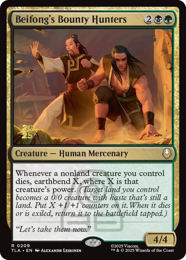 0209 Beifong's Bounty Hunters R Prerelease Cards