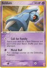 0001 Beldum Common EX Trainer Kit 2: Plusle & Minun