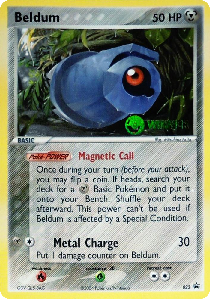 0022 Beldum - 022 (League Promo) [Winner] Promo League & Championship Cards