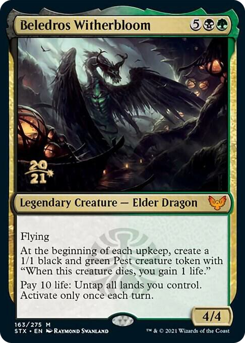 0163 Beledros Witherbloom M Prerelease Cards