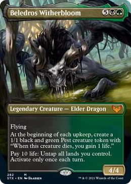 0282 Beledros Witherbloom (Borderless) M Strixhaven: School of Mages