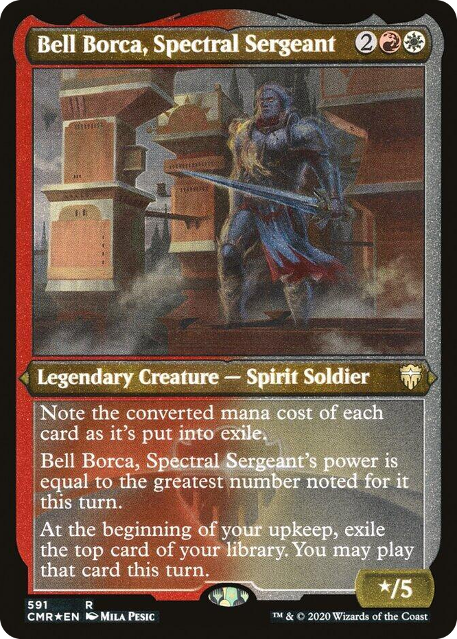 0591 Bell Borca, Spectral Sergeant (Foil Etched) R Commander Legends
