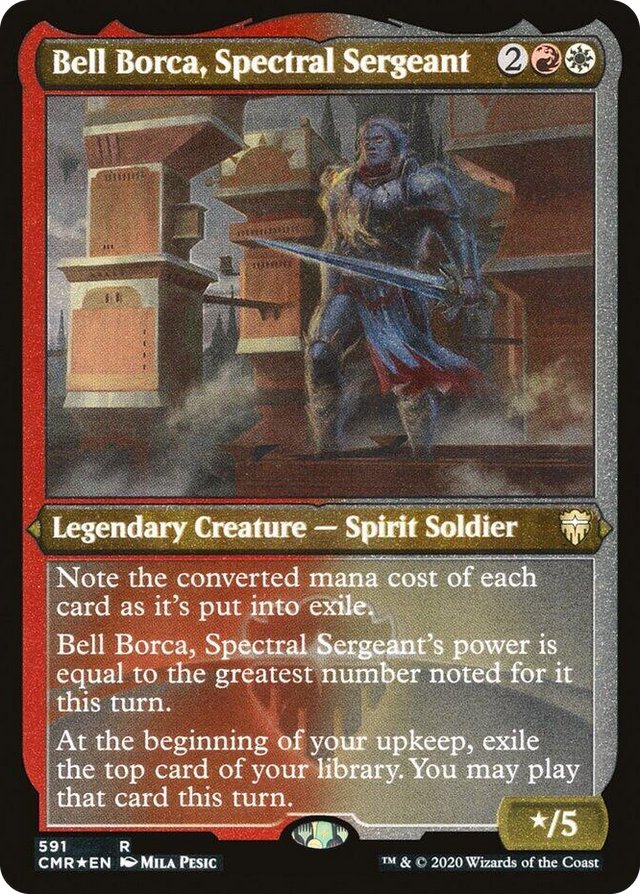 0591 Bell Borca, Spectral Sergeant (Foil Etched) R Commander Legends