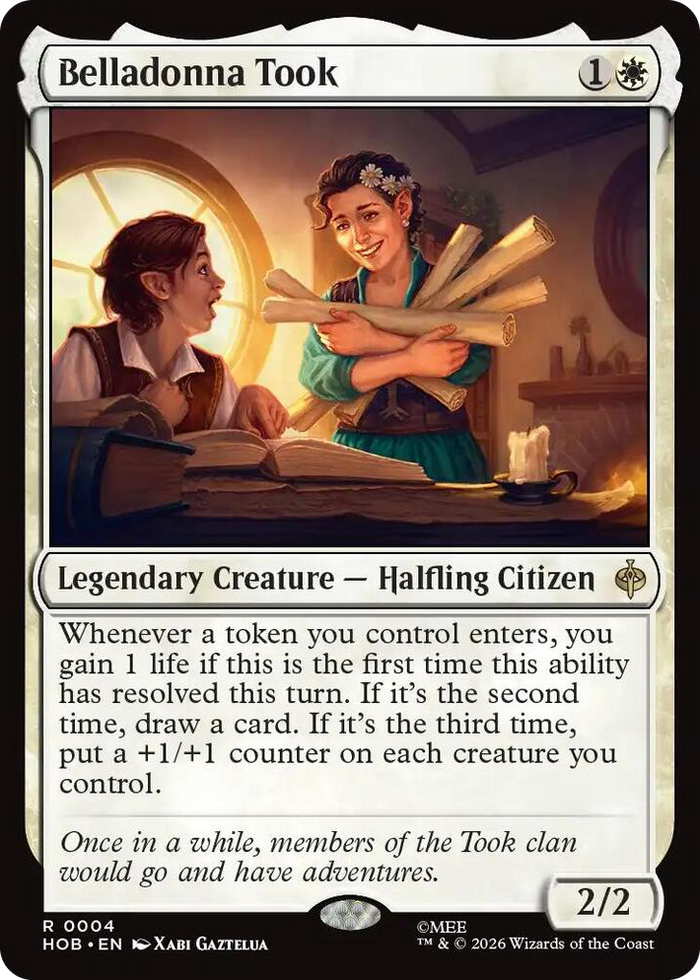 Belladonna Took #4 R - The Hobbit Pokemon card