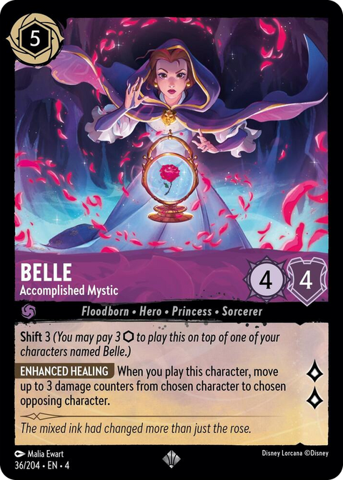 0036 Belle - Accomplished Mystic Super Rare Ursula's Return