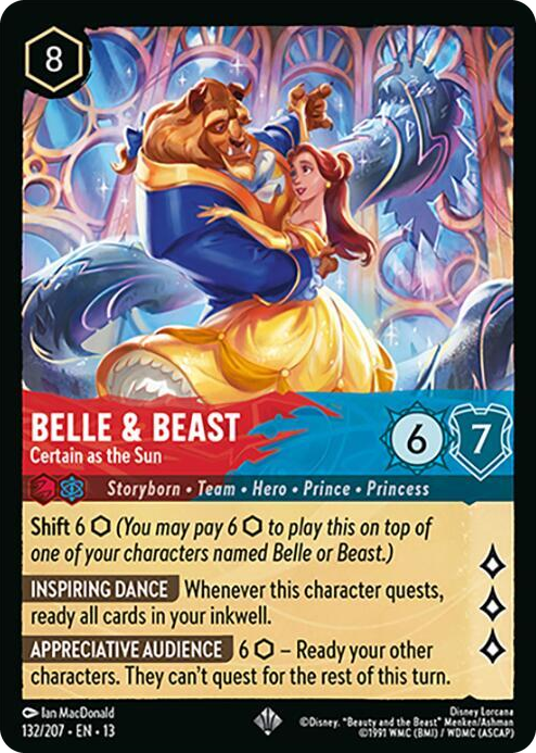 0132 Belle & Beast - Certain as the Sun Super Rare Attack of the Vine!