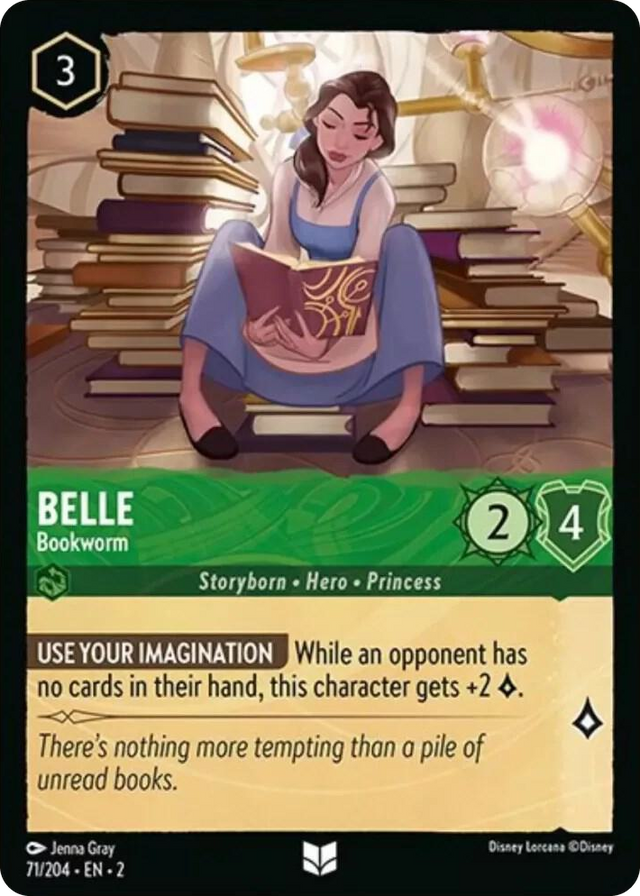 0071 Belle - Bookworm Uncommon Rise of the Floodborn