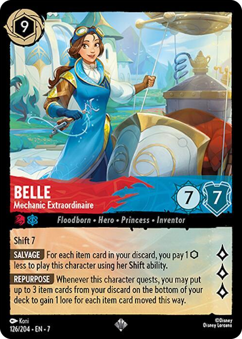 0126 Belle - Mechanic Extraordinaire Super Rare Archazia's Island