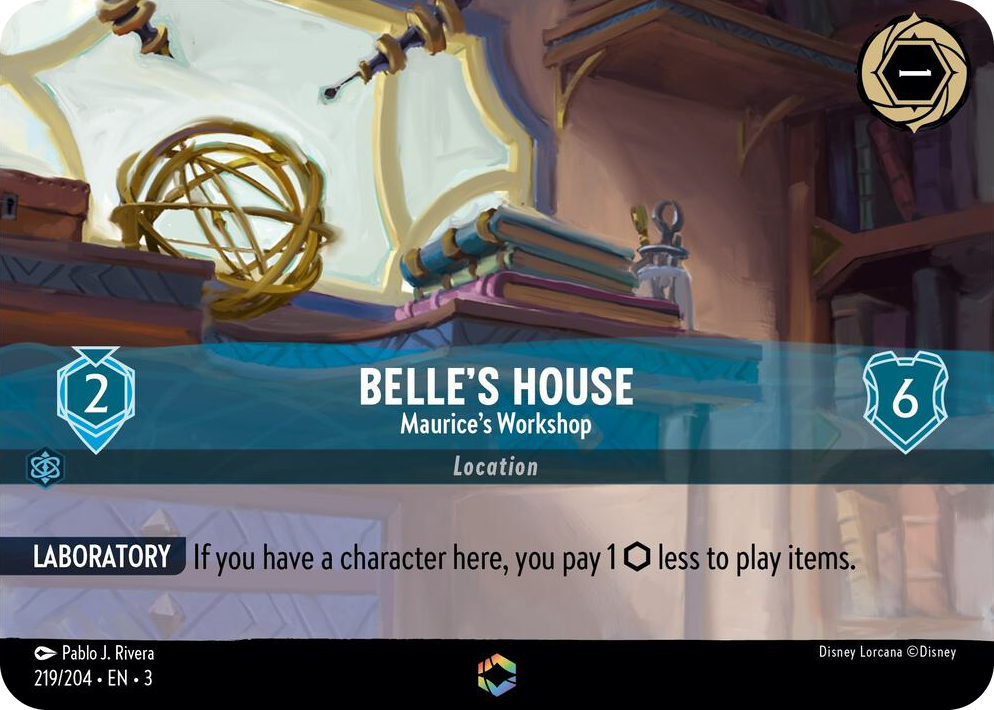 0219 Belle's House - Maurice's Workshop (Enchanted) Enchanted Into the Inklands