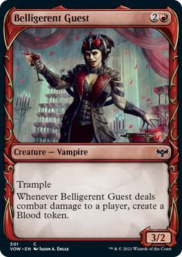 0301 Belligerent Guest (Showcase) C Innistrad: Crimson Vow