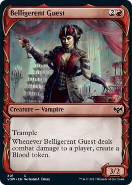 0301 Belligerent Guest (Showcase) C Innistrad: Crimson Vow