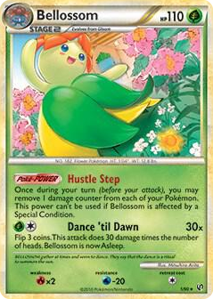 0001 Bellossom - 1/90 (HGSS Undaunted) Rare Deck Exclusives