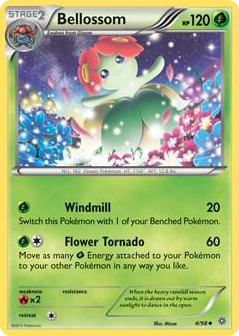 0004 Bellossom - 4/98 (Cosmos Holo) Promo Miscellaneous Cards & Products