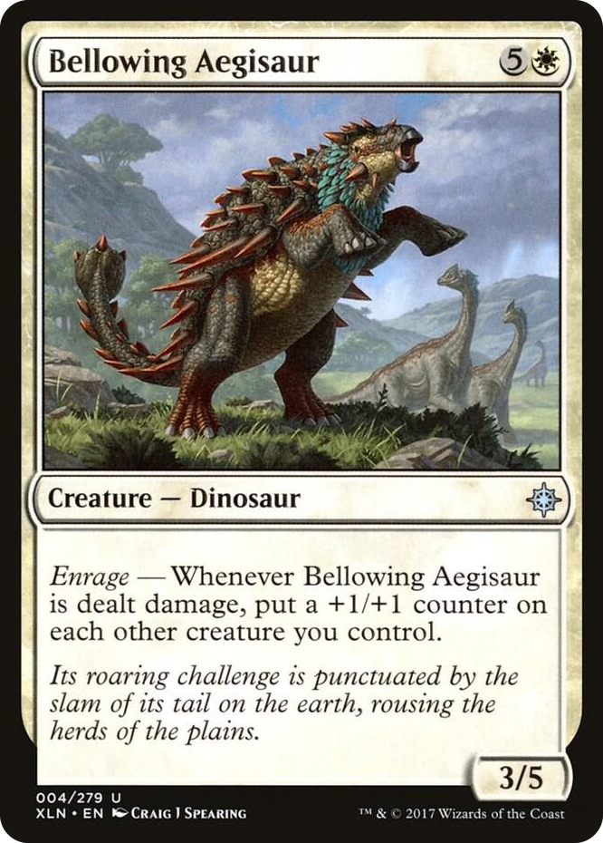 0004 Bellowing Aegisaur U Ixalan