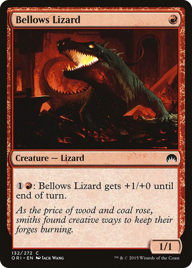 0132 Bellows Lizard C Magic Origins