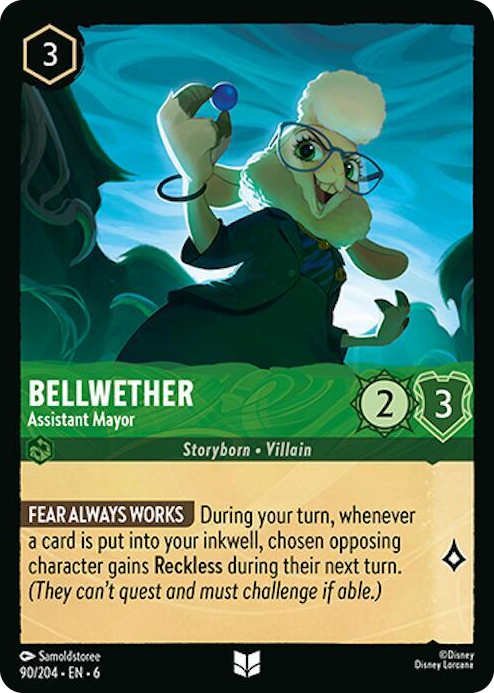 0090 Bellwether - Assistant Mayor Uncommon Azurite Sea