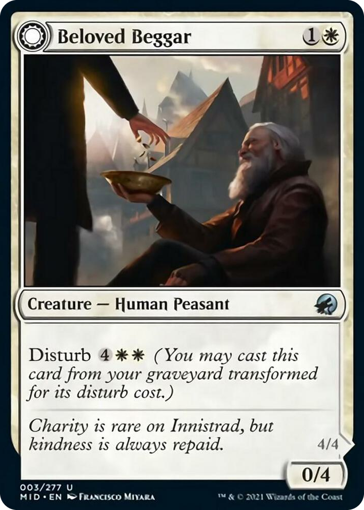 0003 Beloved Beggar U Innistrad: Midnight Hunt
