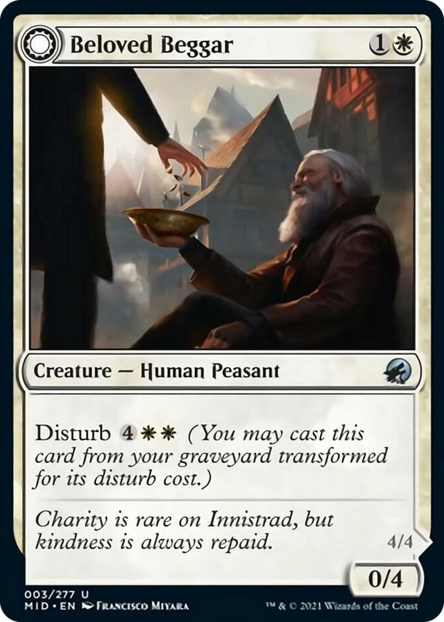 0003 Beloved Beggar U Innistrad: Midnight Hunt