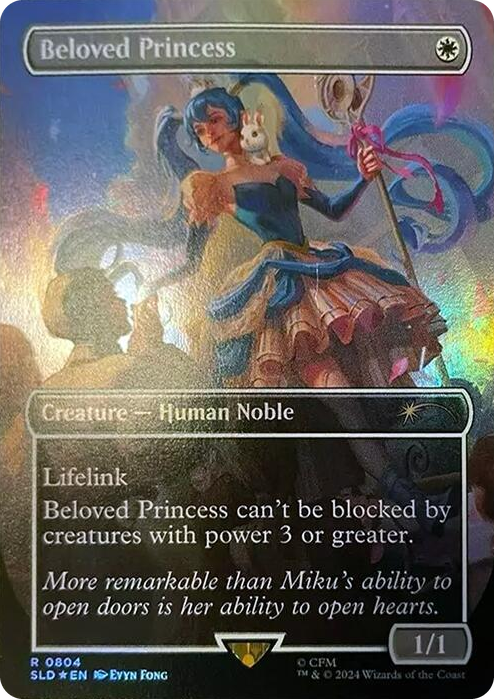 Beloved Princess (Rainbow Foil) #804 R - Secret Lair Drop Series Pokemon card