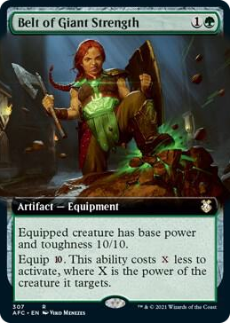 0307 Belt of Giant Strength (Extended Art) R Commander: Adventures in the Forgotten Realms