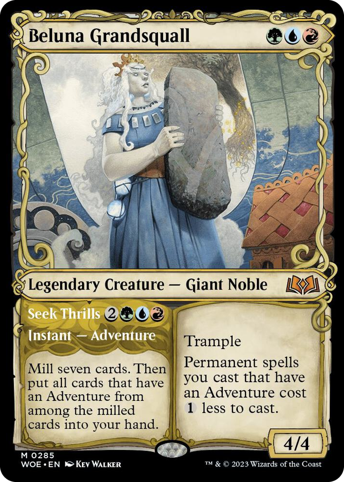 0285 Beluna Grandsquall (Showcase) M Wilds of Eldraine