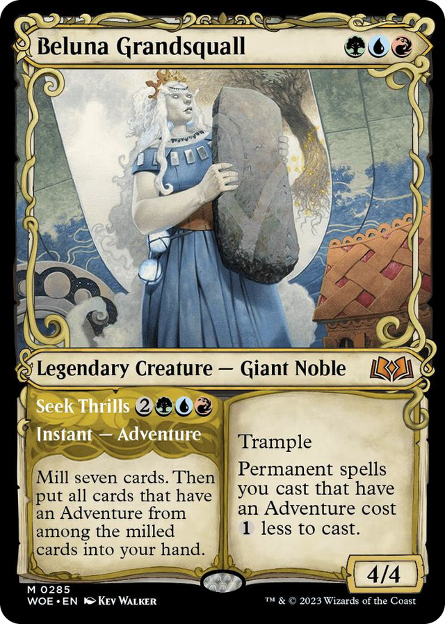 0285 Beluna Grandsquall (Showcase) M Wilds of Eldraine