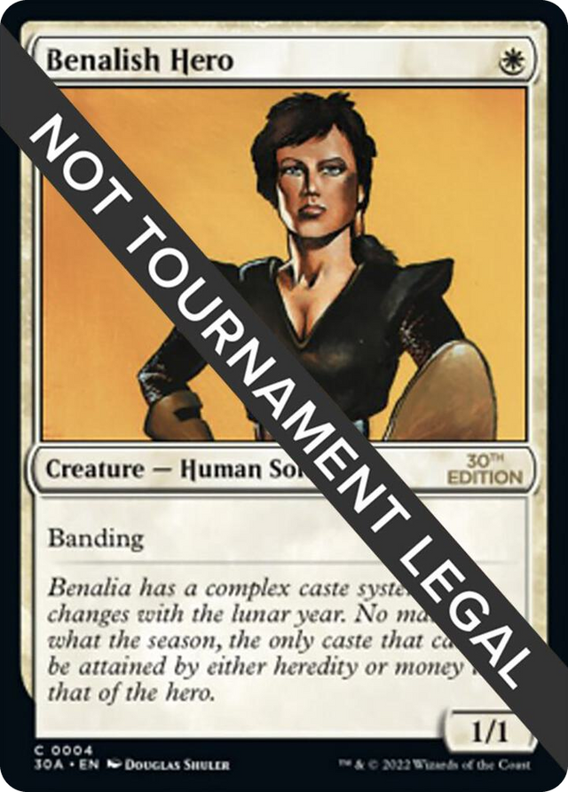 0004 Benalish Hero C 30th Anniversary Edition