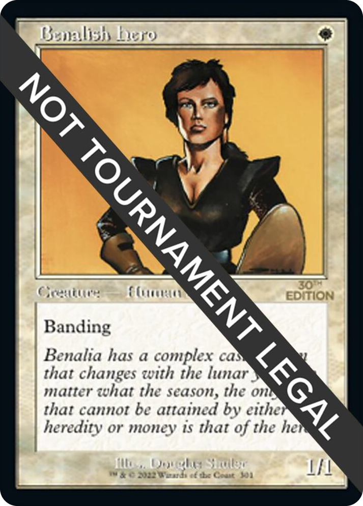 0301 Benalish Hero (Retro Frame) C 30th Anniversary Edition