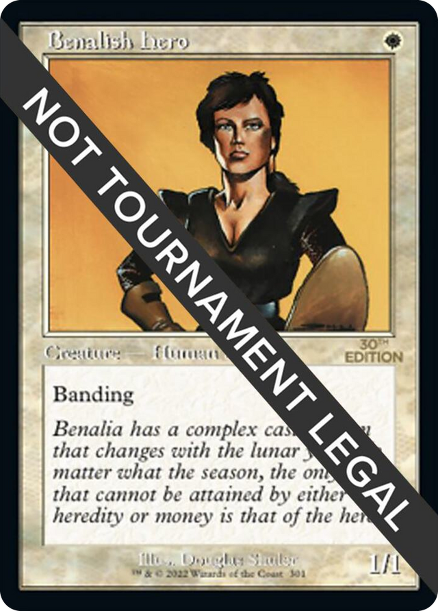0301 Benalish Hero (Retro Frame) C 30th Anniversary Edition
