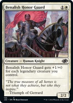 Benalish Honor Guard #155 C - Jumpstart 2022 Pokemon card