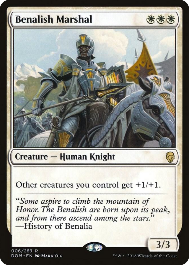 0006 Benalish Marshal R Dominaria