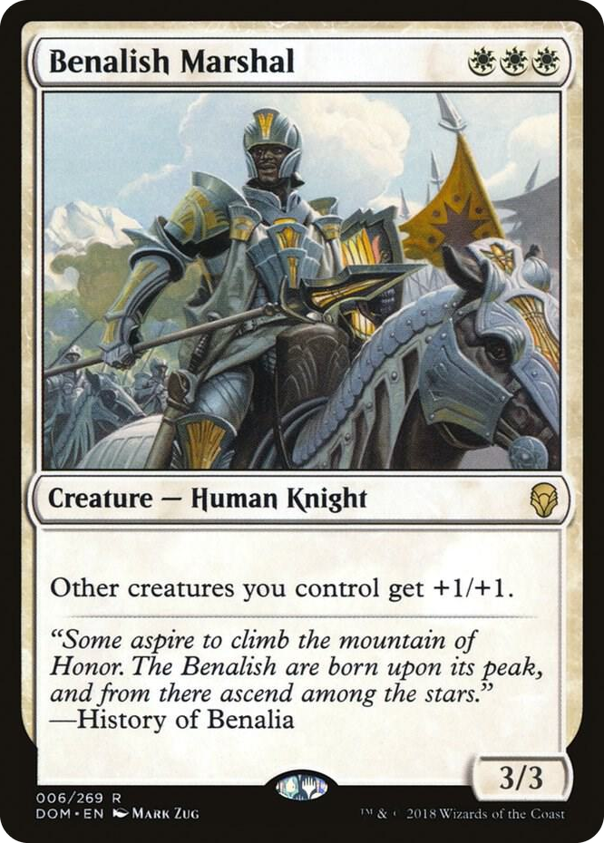 0006 Benalish Marshal R Dominaria
