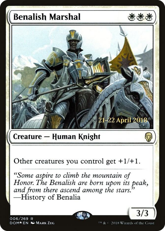 0006 Benalish Marshal R Prerelease Cards